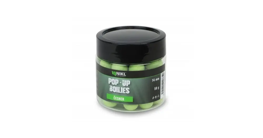 Akce Nikl Plovoucí Boilies Česnek - 14 mm 50 g