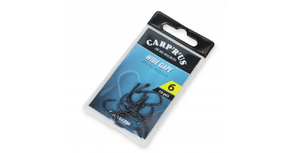 Carp´R´Us Háčky Wide Gape - Velikost 8 Cenově Výhodný