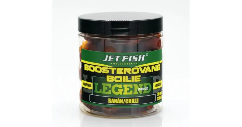 Ihned K Objednání Jet Fish Boosterované Boilie Legend Range Banán Chilli 250 ml - 20 mm