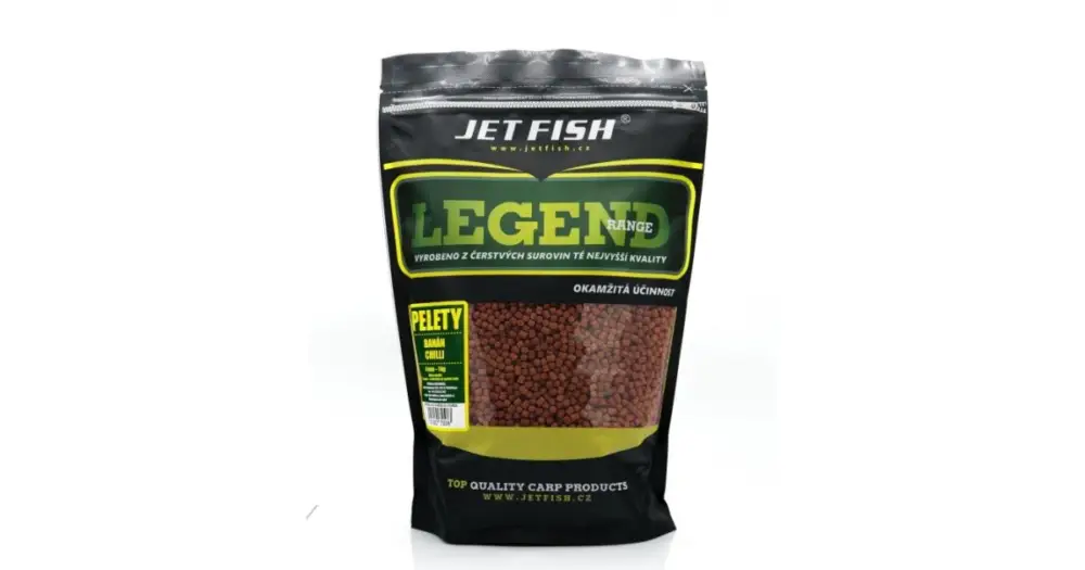 Jet Fish Pelety Legend Range Banán Chilli 1 kg - 4 mm Nízká Cena