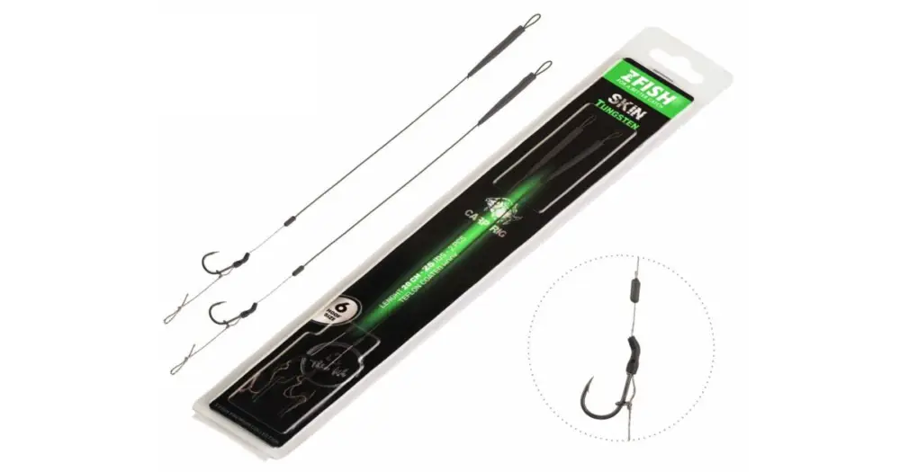 Rychlé Dodání Zfish Návazec Skin Tungsten Rig 20 cm - Velikost Háčku 8