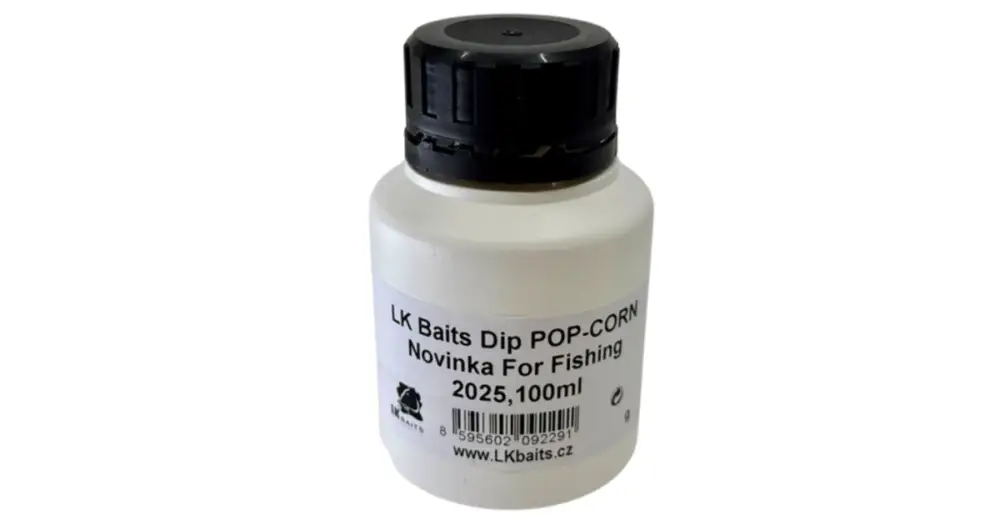 LK Baits Dip Popcorn 100 ml Aktuální
