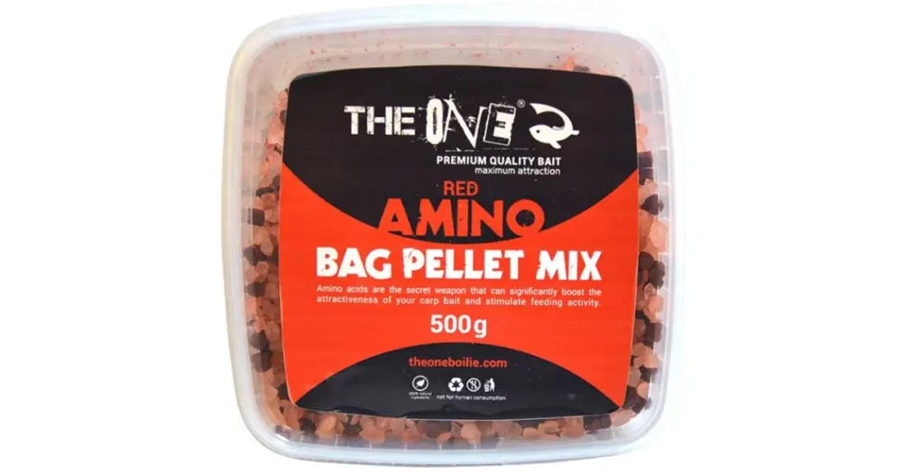 Doprava Zdarma The One Pelety Amino Bag Pellet Mix 500 g - Červená