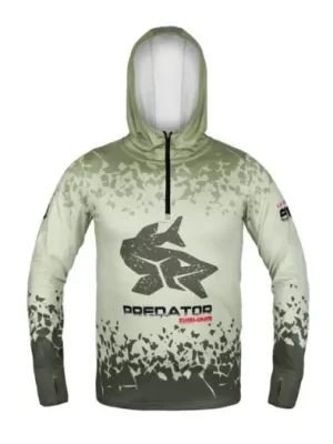Akce Delphin Tričko S Kapucí UV Armor 50+ Predator - S