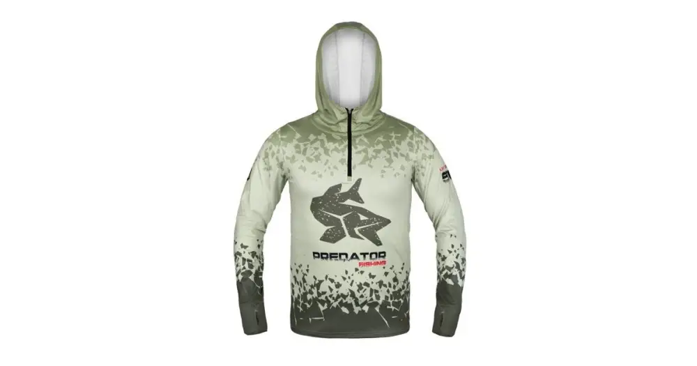 Akce Delphin Tričko S Kapucí UV Armor 50+ Predator - S