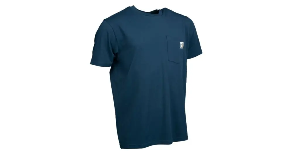Nová Kolekce Nash Tričko Make It Happen Badge Pocket T-Shirt Navy Blue
