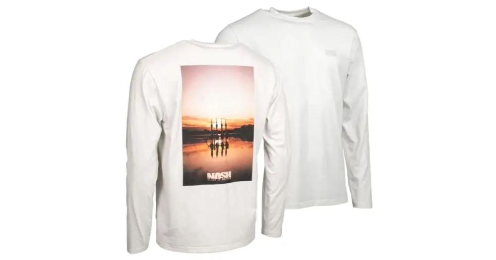 Nash Tričko Make It Happen Sunset Long Sleeve T-Shirt Ecru - XXXL Novinka
