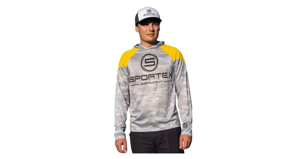 Výhodná Nabídka Sportex Tričko s Dlouhým Rukávem Dres UPF 50 Žluto/Šedé - XL