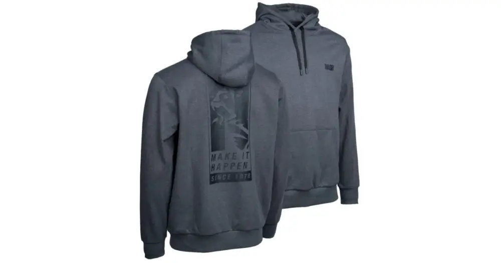 Nash Mikina Make It Happen Since 1978 Hoody Grey Marl - XXXL Akční Cena