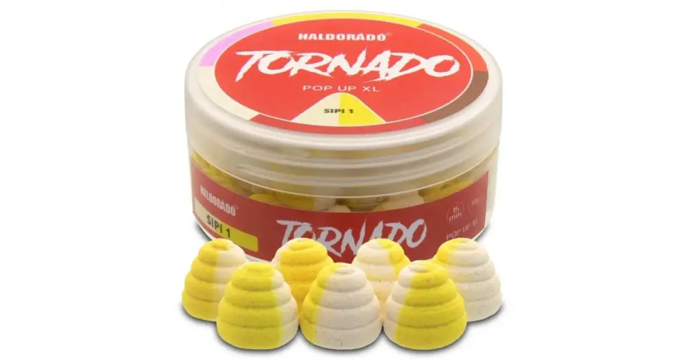 Výhodná Nabídka Haldorádó Plovoucí Boilie Pop-Up Tornado XL 30 g 15 mm - Sipi1 Citron Máta