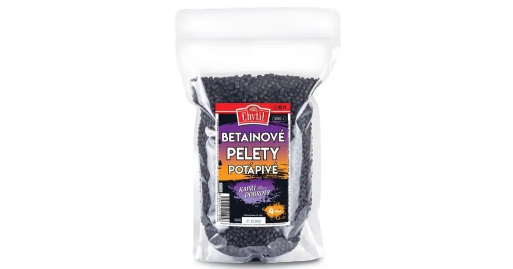 Vysoce Kvalitní Chytil Betainové Pelety Potápivé 800 g