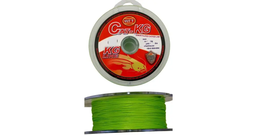 WFT Splétaná Šňůra Cat-KG Chartreuse 300 m - 0,60 mm 80 kg Zlevněný