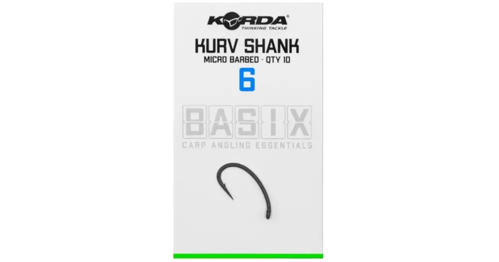 Korda Háčky Basix Kurv Shank Micro Barbed - 6 Nejlepší Cena