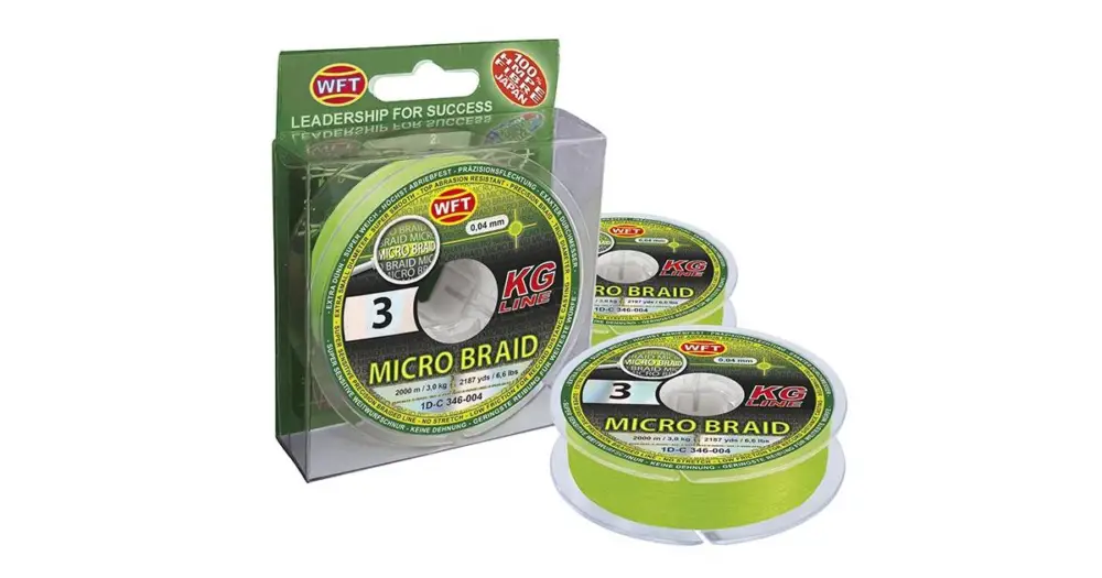 Ihned K Objednání WFT Splétaná Šňůra Micro Braid KG Line 150 m - 0,10 mm 6 kg