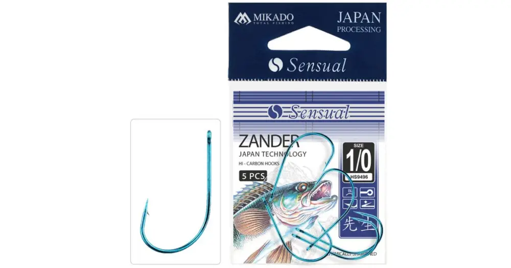 Mikado Háčky Sensual Zander Modrý 5 ks - 3/0 Expresní Doručení