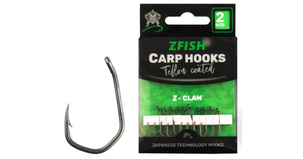 Zfish Teflonové Háčky Z-Claw 10 ks - 6 Vysoce Kvalitní