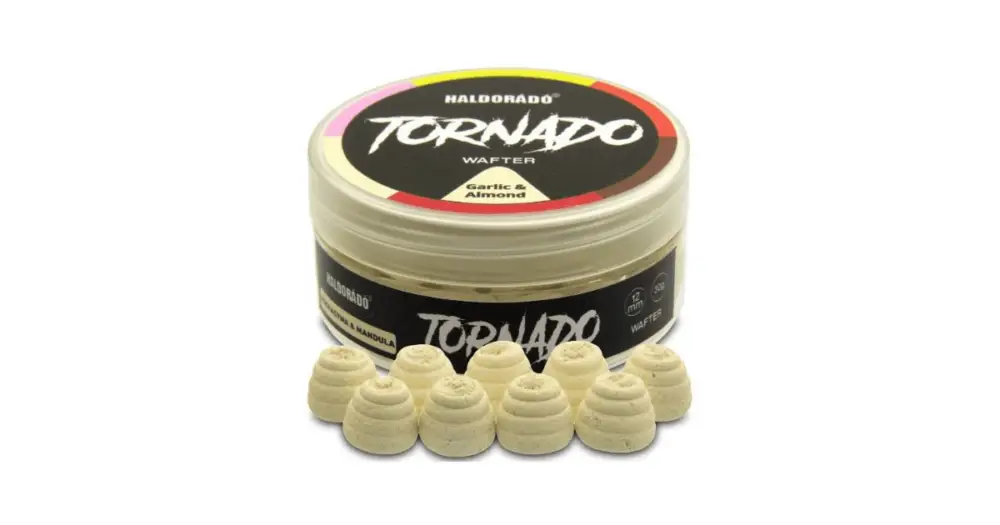 Aktuální Haldorádó Wafters Tornado 30 g 12 mm - Česnek Mandle