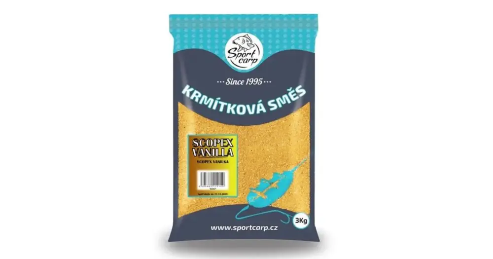 Sportcarp Krmítková Směs 3 kg - Scopex Vanilla Must-Have