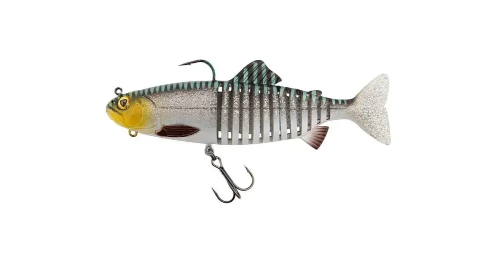 Novinka Fox Rage Gumová Nástraha Jointed Replicant Silver Halo - 15 cm 60 g