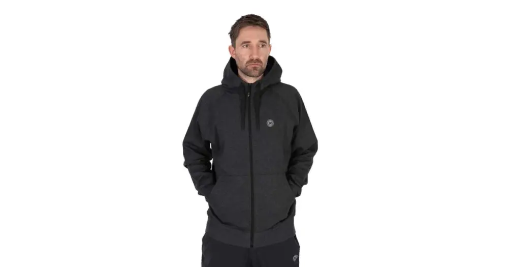 Víkendová Akce Matrix Mikina Zipped Hoody Charcoal Marl