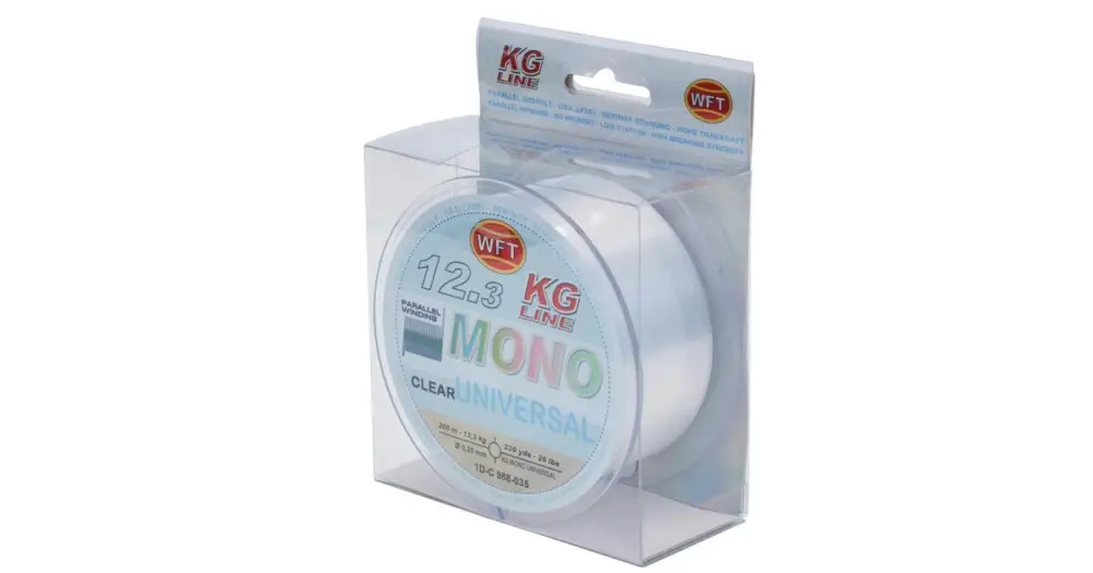 WFT Vlasec KG Mono Universal Clear 300 m - 0,35 mm 13 kg Rychlé Dodání
