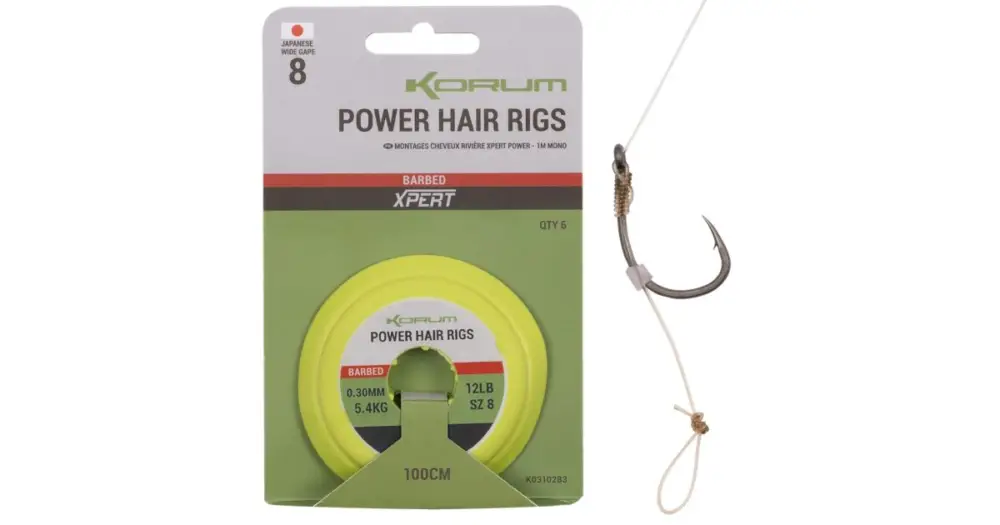 Hit Sezóny Korum Návazec Power Hair Rigs 1 m 6 ks