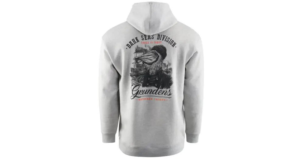 Grundéns Mikina Dark Seas X Grundens Portsmith Hoodie Athletic Heater Novinka