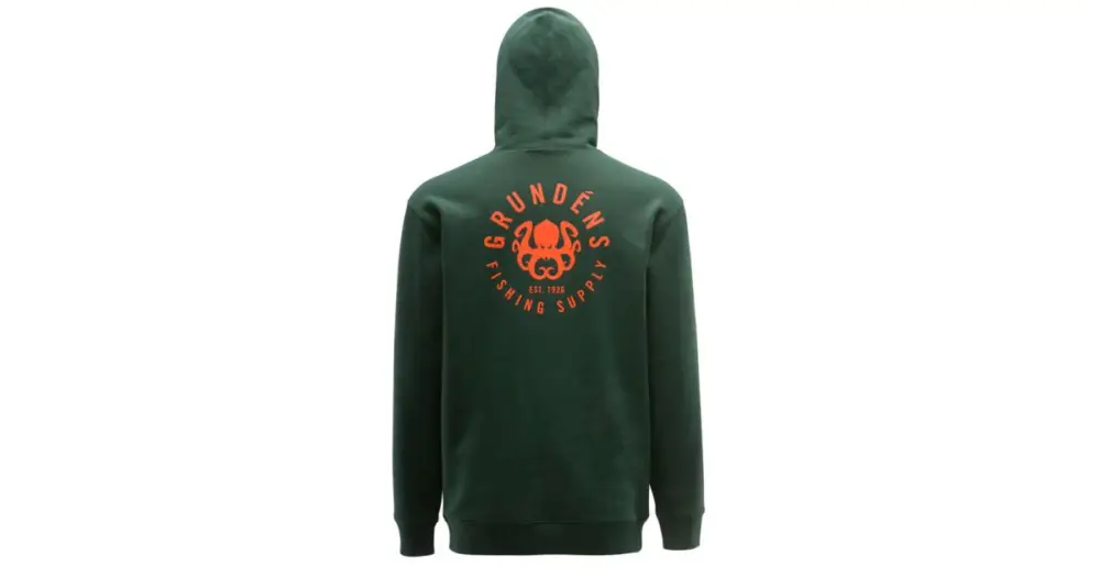 Hit Sezóny Grundéns Mikina Displacement DWR Hoodie Kraken Deep Forest - S
