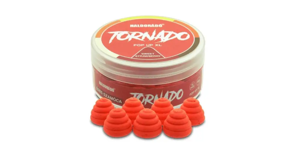 Haldorádó Plovoucí Boilie Pop-Up Tornado XL 30 g 15 mm - Sladká Jahoda Nakupujte Hned