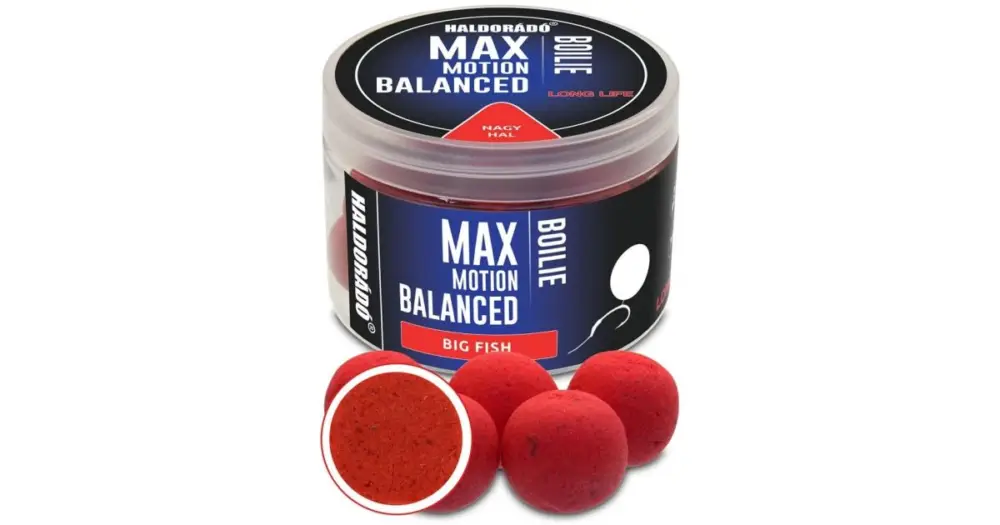 Haldorádó Vyvážené Boilies Balanced Max Motion 70 g 20 mm - Velká Ryba Akce