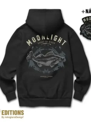 4ANGLERSDESIGN Mikina Moonlight Ghost Of River - XXL Odeslání Ihned