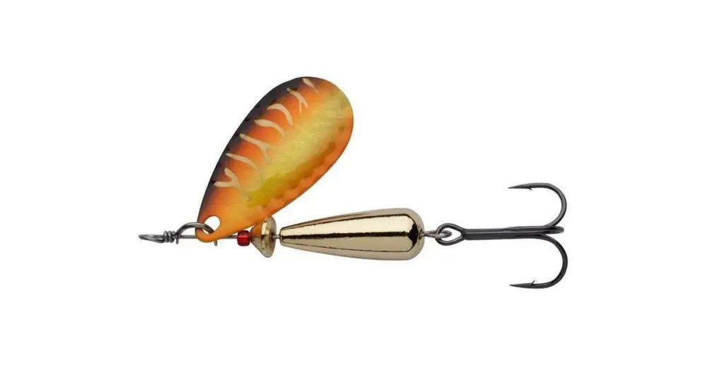 Abu Garcia Třpytka Droppen Spinners LF Red Hot Tiger - 4 cm 4 g Nejprodávanější