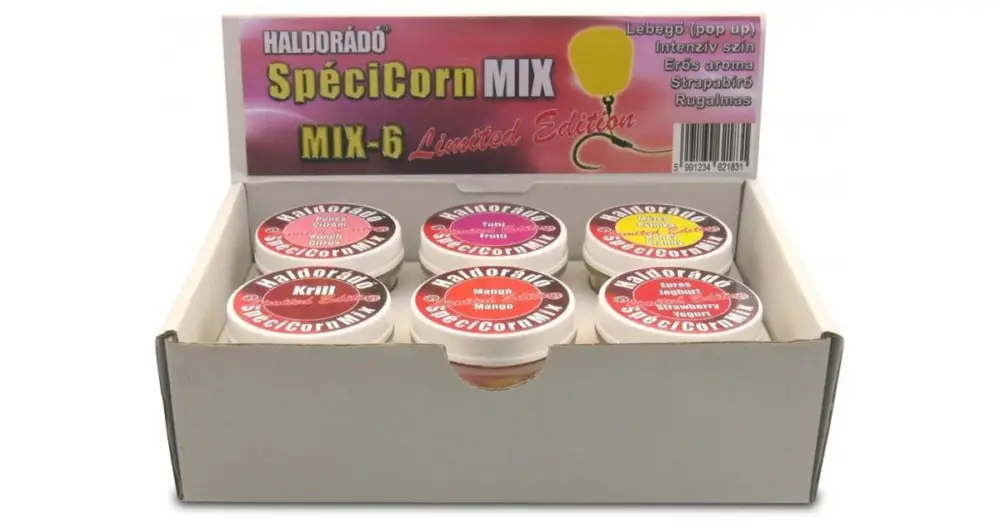 Haldorádó Gumová Kukuřice SpéciCorn MIX Limited Edition 16 ks 10+15 mm - Mix 6 ks Příchutí Finální Výprodej