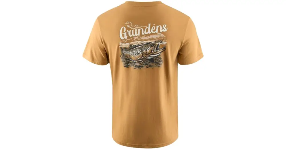 Cenový Hit Grundéns Tričko Leroy Brown SS T-Shirt Whiskey - XXL