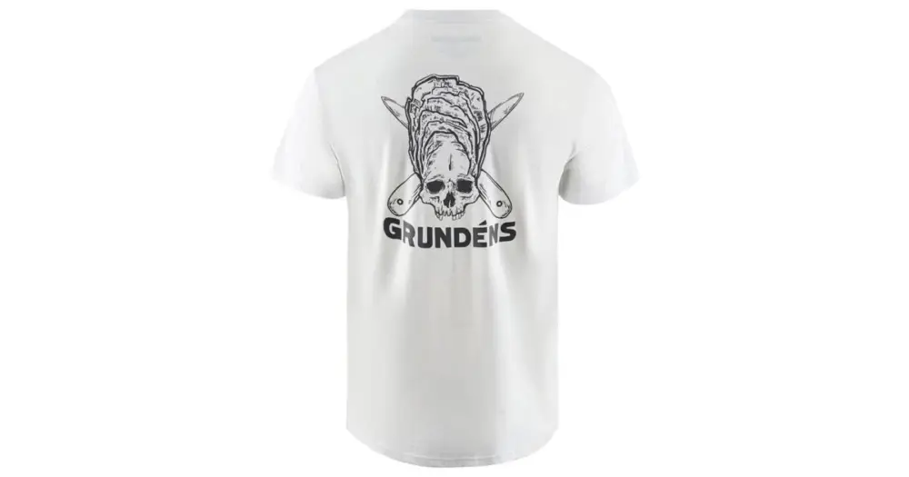 Zlevněný Grundéns Tričko Zero Shucks SS T-Shirts Oyster - XL