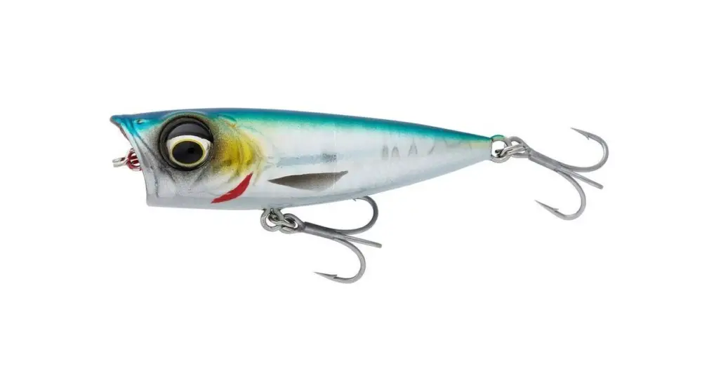 Savage Gear Wobler Micro Popper Blue Green - 4,3 cm 3 g Pouze Dnes