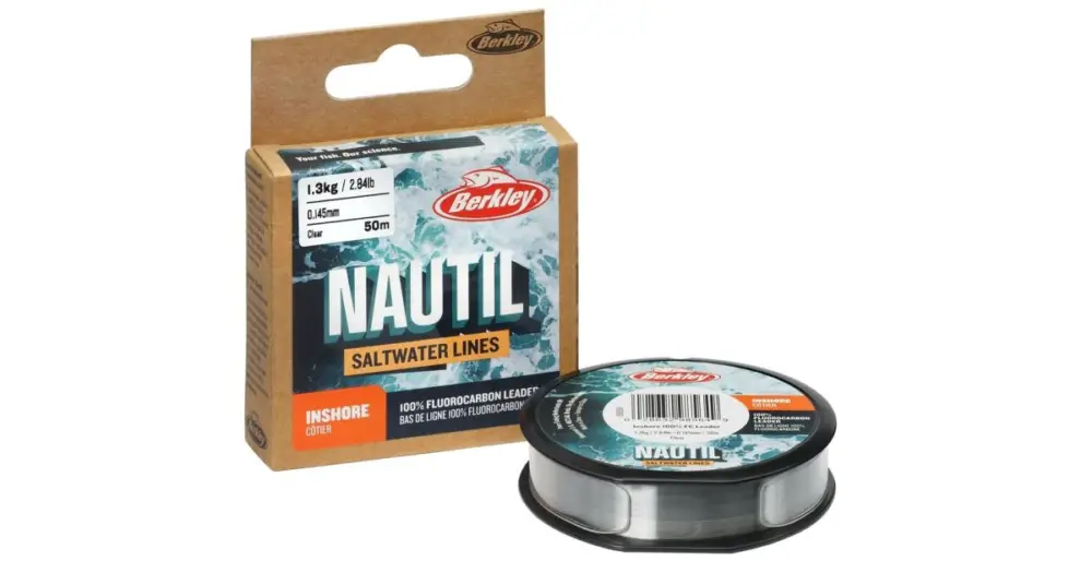 Speciální Cena Berkley Fluorocarbon Nautil Inshore Fluorocarbon Clear 50 m - 0,22 mm 3,5 kg
