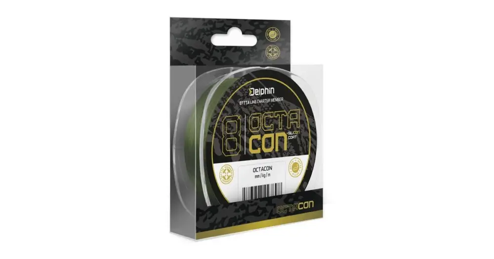Delphin Splétaná Šnůra OctaCON Zelená 135 m - 0,18 mm 11,5 kg Tovární Cena