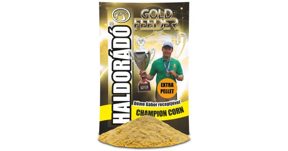Haldorádó Krmítková Směs Gold Feeder 1 kg - Champion Corn Extra Pellet Nejlepší Cena