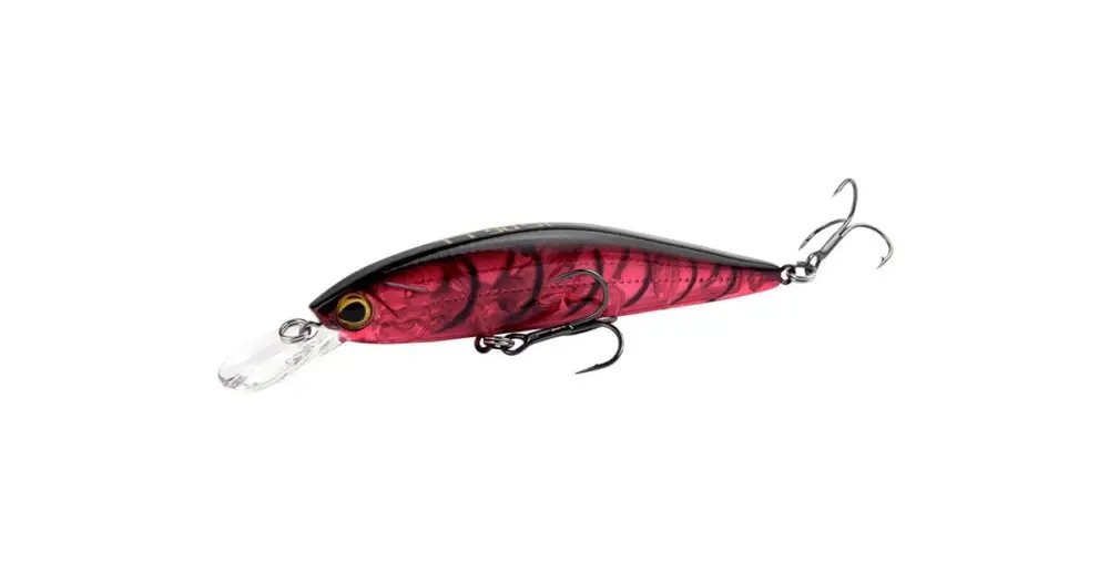 Autentický Shimano Wobler Lure Yasei Trigger Twitch Sinking Red Crayfish - 9 cm 13 g