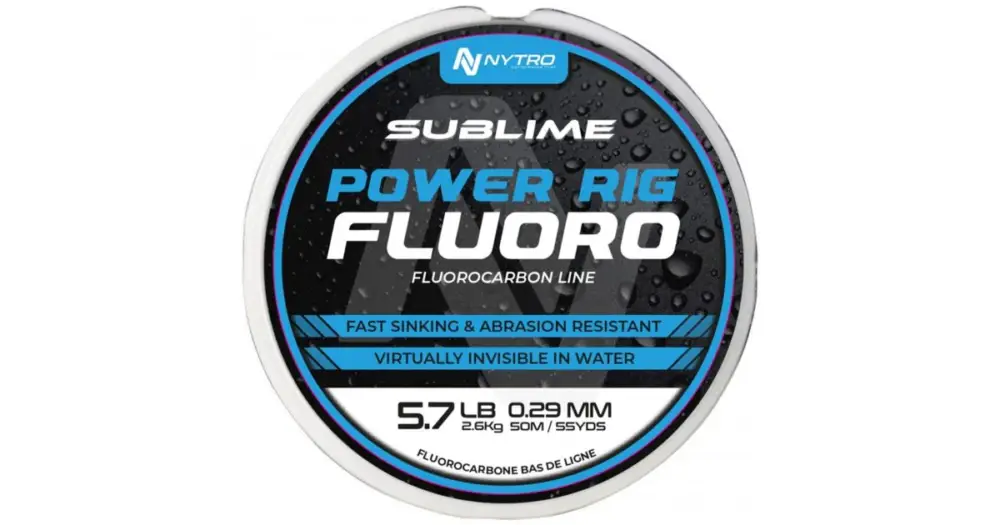 Nytro Fluorocarbon Sublime Power Rig Fluoro 50 m - 0,29 mm Sezónní Sleva