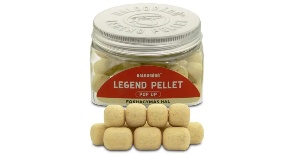 Dokud Zásoby Vydrží Haldorádó Pelety Legend Pellet Pop-Up 50 g 12+16 mm - Česneková Ryba