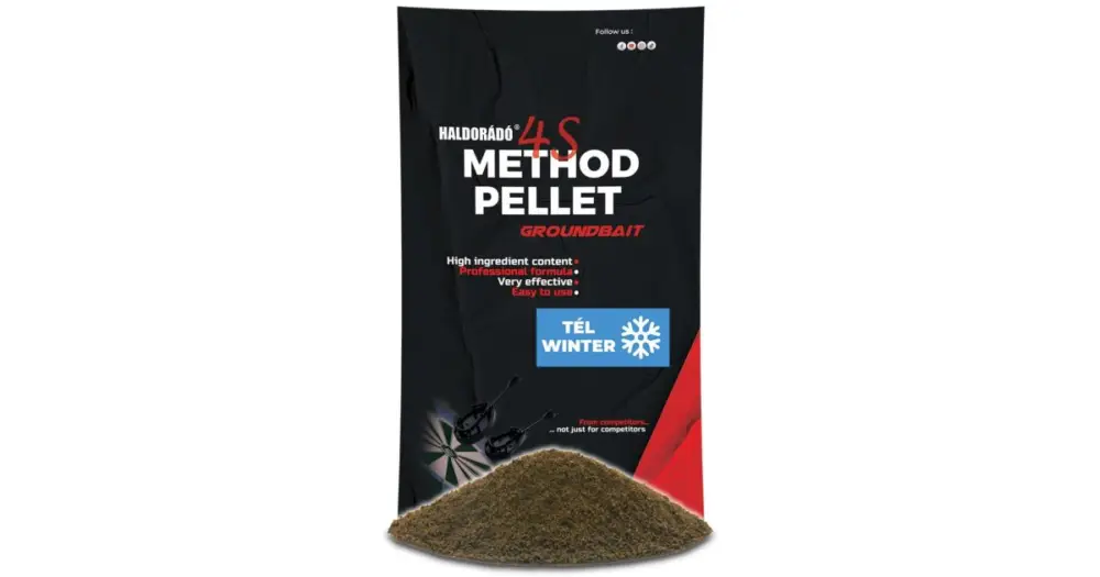 Haldorádó Krmítková Směs 4S Method Pellet Groundbait 400 g - Zima Super Cena