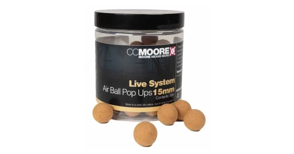 Autentický CC Moore Plovoucí Boilie Live System Air Ball Pop Up Extra Plovoucí - 12 mm 70 ks