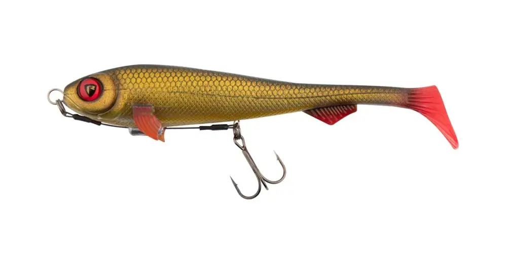 Sleva Fox Rage Gumová Nástraha Super Slick Shad Loaded UV Golden Prey