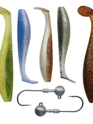 Abu Garcia Set Gumových Nástrah Starter Pack Zander - Candát Zlevněný