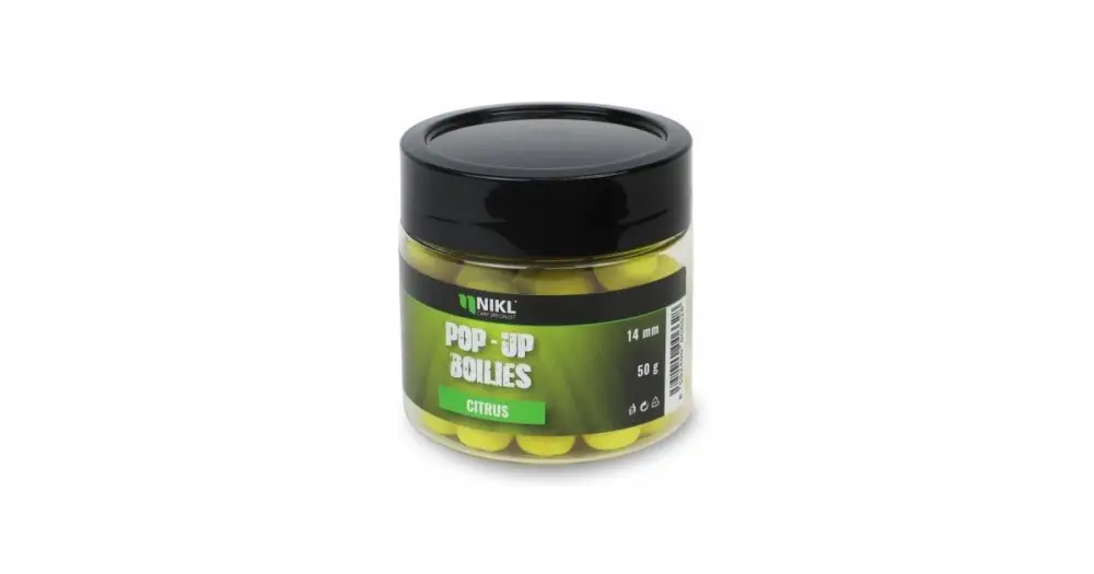Nejprodávanější Nikl Plovoucí Pop-Up Boilies Citrus - 18 mm 50 g