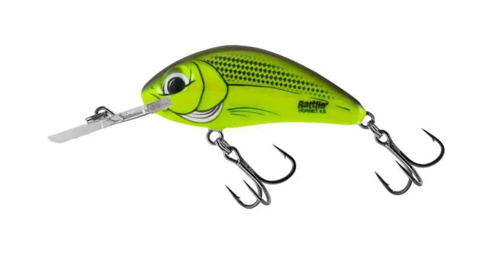 Nakupujte Hned Salmo Wobler Rattlin Hornet Floating Chartreuse - 6,5 cm