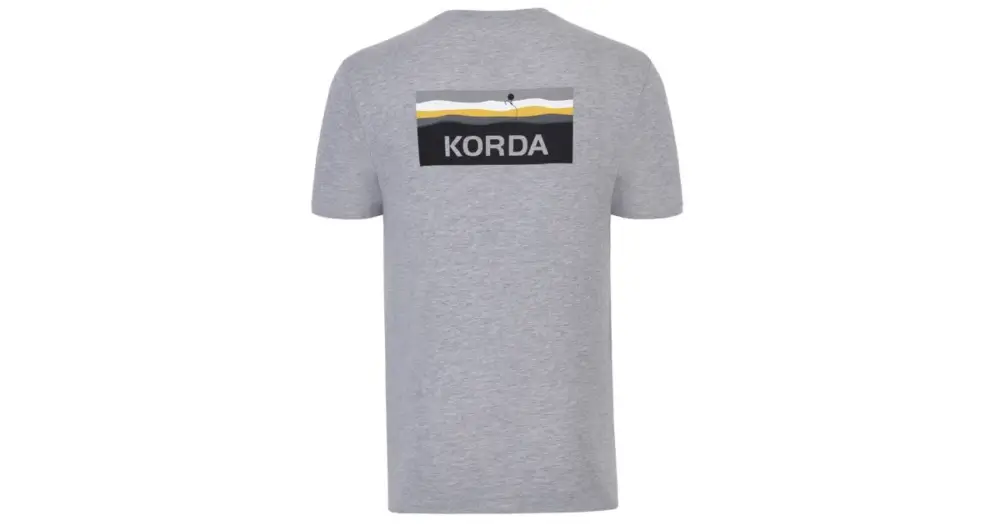 Horká Nabídka Korda Tričko Lakebed Tee Grey - XL
