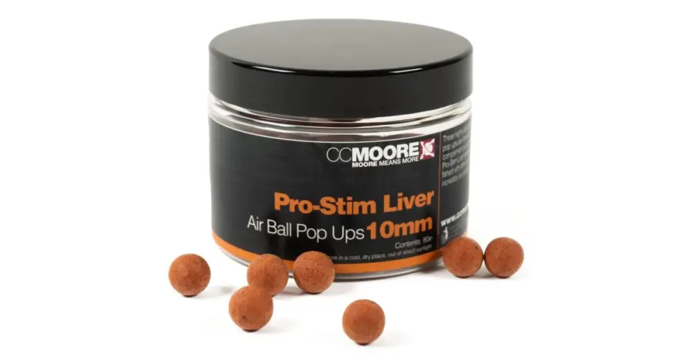 CC Moore Plovoucí Boilie Pro-Stim Liver Pop Ups 12 mm - White Originální